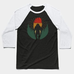 Bigfoot Footprint Baseball T-Shirt